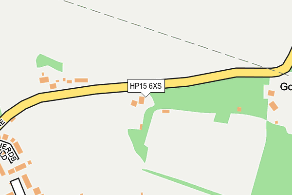 HP15 6XS map - OS OpenMap – Local (Ordnance Survey)