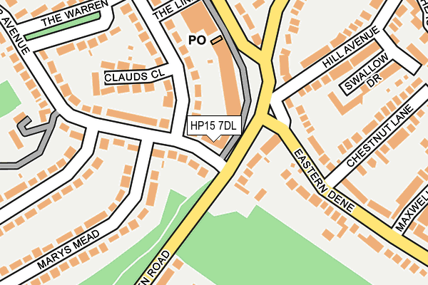 HP15 7DL map - OS OpenMap – Local (Ordnance Survey)