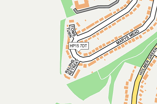 HP15 7DT map - OS OpenMap – Local (Ordnance Survey)