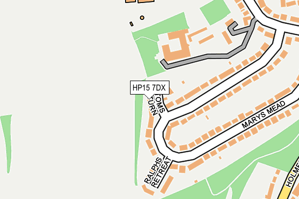 HP15 7DX map - OS OpenMap – Local (Ordnance Survey)