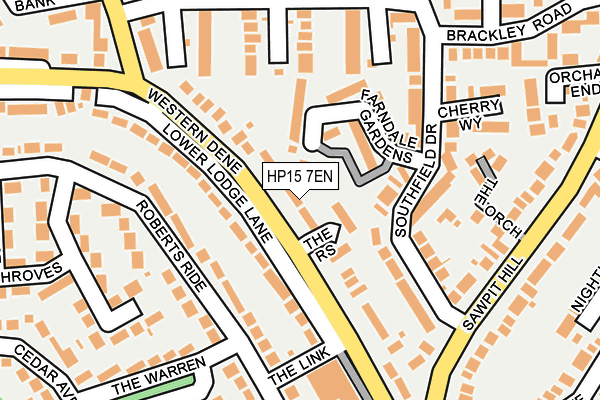 HP15 7EN map - OS OpenMap – Local (Ordnance Survey)