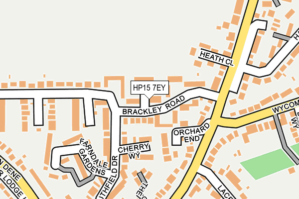HP15 7EY map - OS OpenMap – Local (Ordnance Survey)