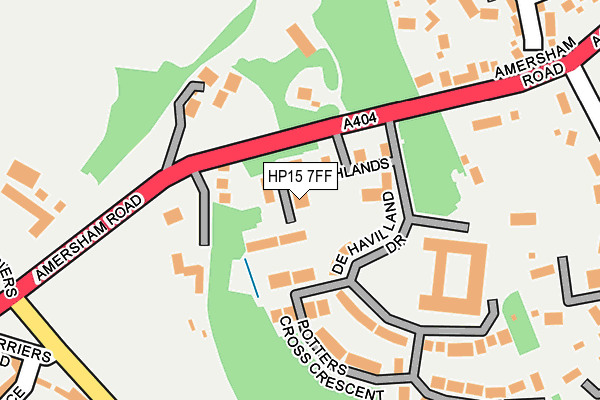 HP15 7FF map - OS OpenMap – Local (Ordnance Survey)