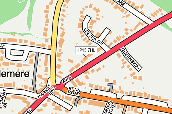 HP15 7HL map - OS OpenMap – Local (Ordnance Survey)