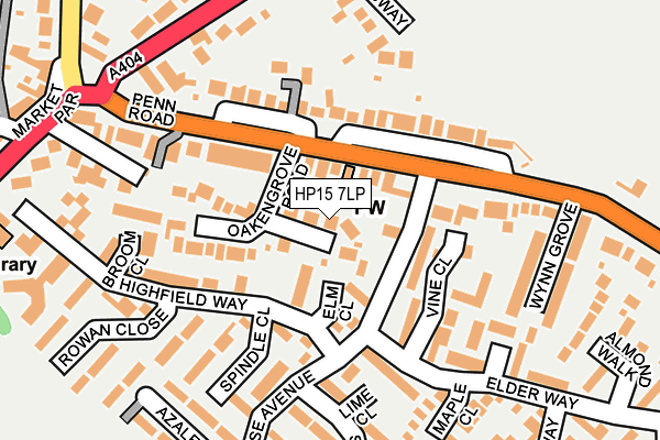 HP15 7LP map - OS OpenMap – Local (Ordnance Survey)