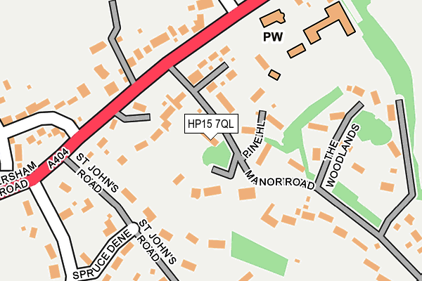 HP15 7QL map - OS OpenMap – Local (Ordnance Survey)