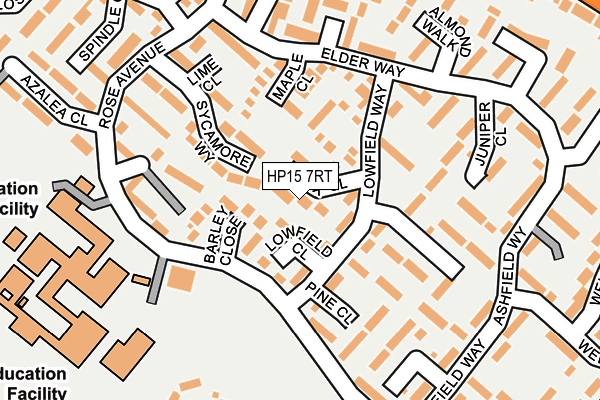 HP15 7RT map - OS OpenMap – Local (Ordnance Survey)