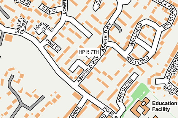 HP15 7TH map - OS OpenMap – Local (Ordnance Survey)