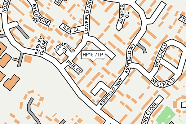 HP15 7TP map - OS OpenMap – Local (Ordnance Survey)