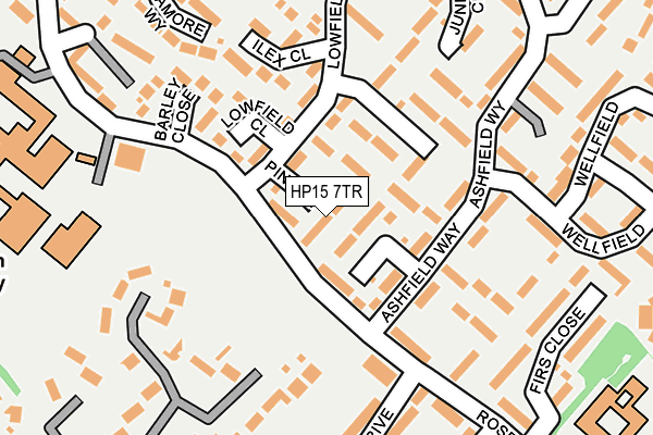 HP15 7TR map - OS OpenMap – Local (Ordnance Survey)