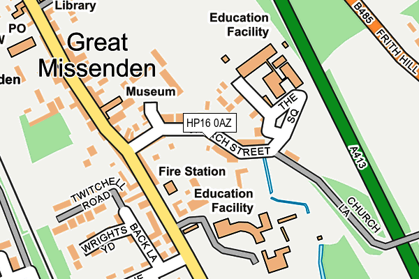 Map of KATE GOODWIN LIMITED at local scale