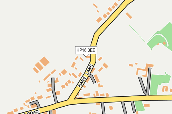 HP16 0EE map - OS OpenMap – Local (Ordnance Survey)