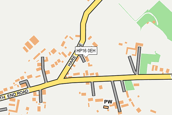 HP16 0EH map - OS OpenMap – Local (Ordnance Survey)