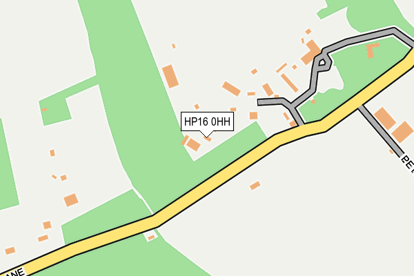 HP16 0HH map - OS OpenMap – Local (Ordnance Survey)