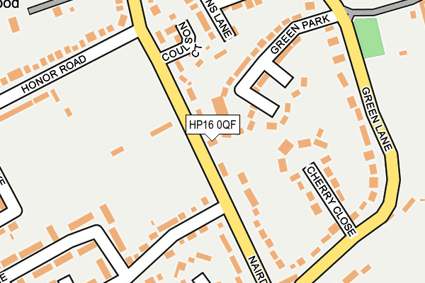 HP16 0QF map - OS OpenMap – Local (Ordnance Survey)