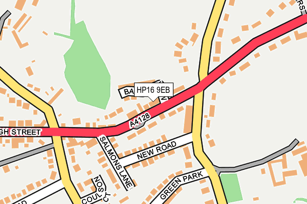 HP16 9EB map - OS OpenMap – Local (Ordnance Survey)