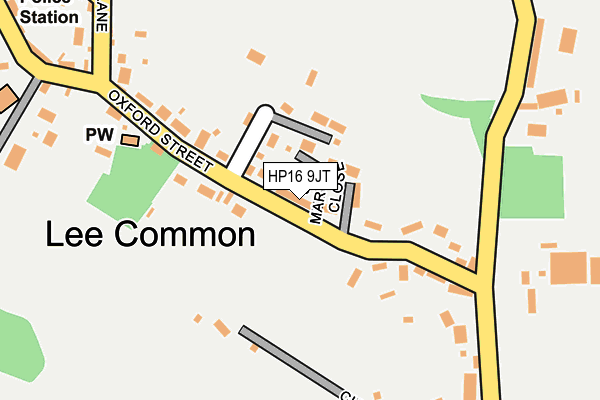 HP16 9JT map - OS OpenMap – Local (Ordnance Survey)