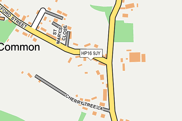 HP16 9JY map - OS OpenMap – Local (Ordnance Survey)