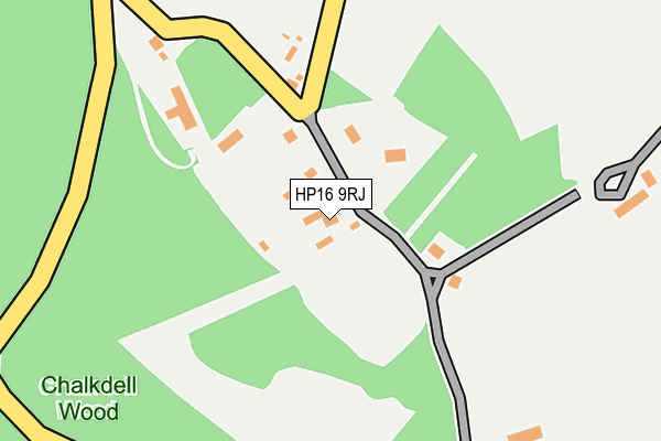 HP16 9RJ map - OS OpenMap – Local (Ordnance Survey)