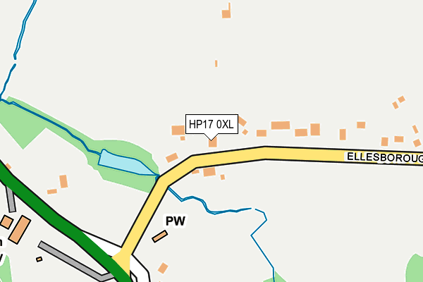 HP17 0XL map - OS OpenMap – Local (Ordnance Survey)