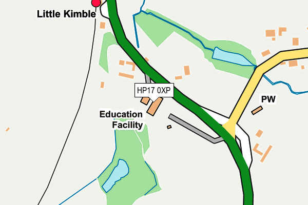 HP17 0XP map - OS OpenMap – Local (Ordnance Survey)