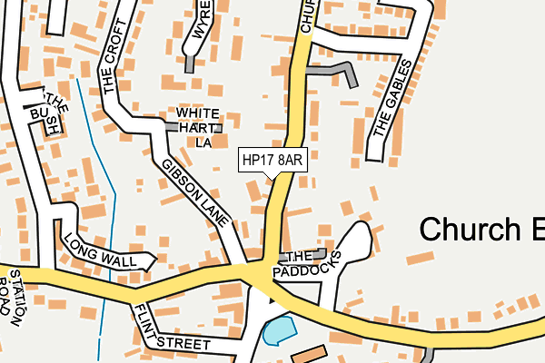 HP17 8AR map - OS OpenMap – Local (Ordnance Survey)