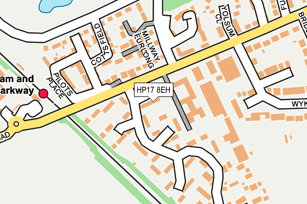 HP17 8EH map - OS OpenMap – Local (Ordnance Survey)