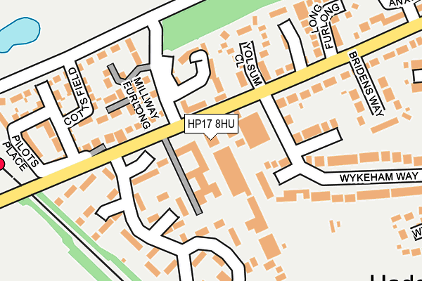 HP17 8HU map - OS OpenMap – Local (Ordnance Survey)