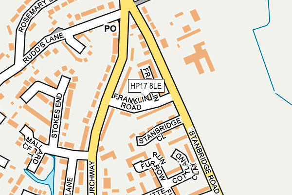 HP17 8LE map - OS OpenMap – Local (Ordnance Survey)
