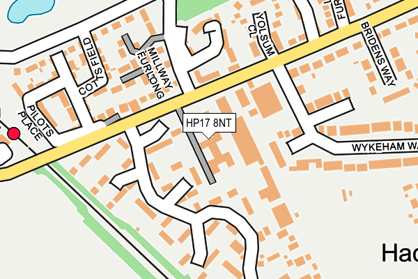 HP17 8NT map - OS OpenMap – Local (Ordnance Survey)