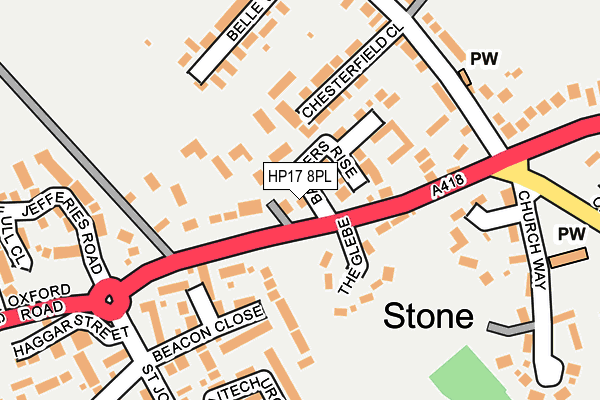 Map of STONE AND FAIRFORD LEYS CHILDCARE LTD at local scale