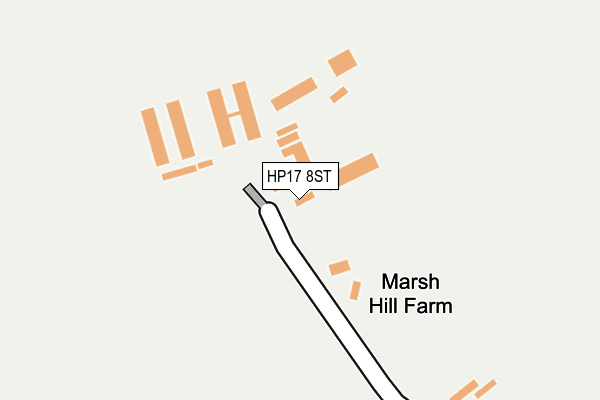 HP17 8ST map - OS OpenMap – Local (Ordnance Survey)