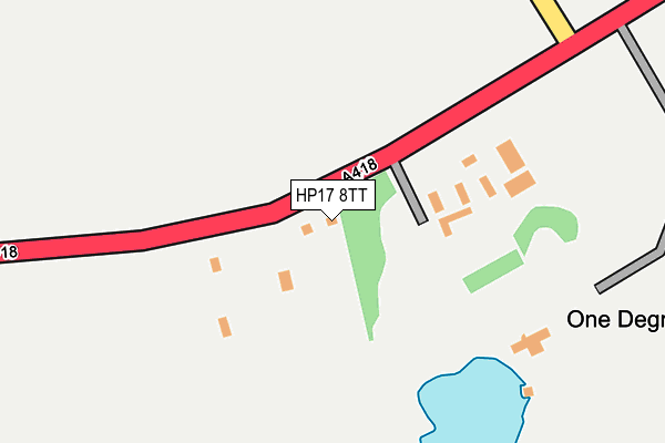HP17 8TT map - OS OpenMap – Local (Ordnance Survey)