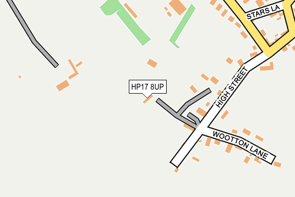 HP17 8UP map - OS OpenMap – Local (Ordnance Survey)