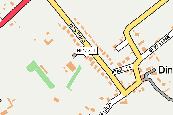 HP17 8UT map - OS OpenMap – Local (Ordnance Survey)