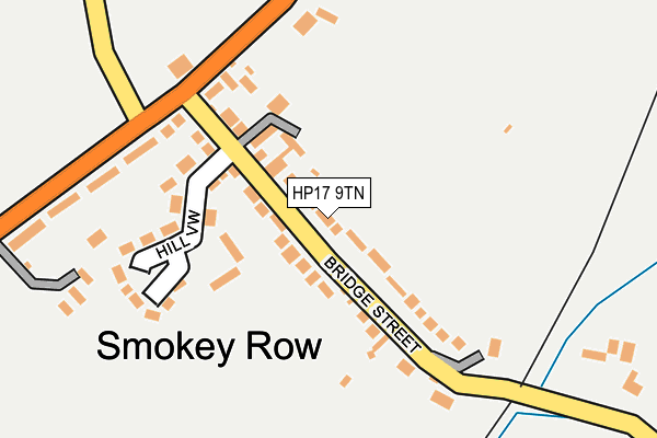 HP17 9TN map - OS OpenMap – Local (Ordnance Survey)