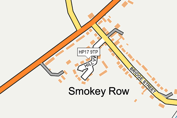 HP17 9TP map - OS OpenMap – Local (Ordnance Survey)