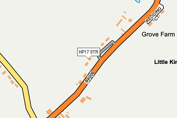 HP17 9TR map - OS OpenMap – Local (Ordnance Survey)