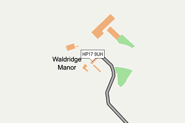 HP17 9UH map - OS OpenMap – Local (Ordnance Survey)