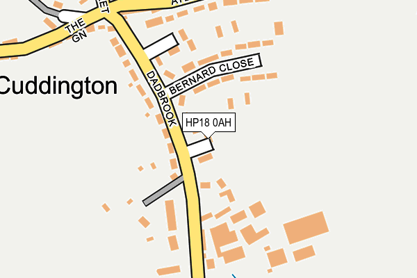 HP18 0AH map - OS OpenMap – Local (Ordnance Survey)