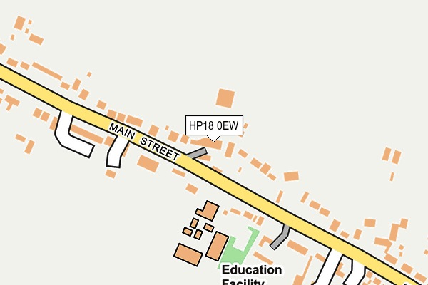 HP18 0EW map - OS OpenMap – Local (Ordnance Survey)