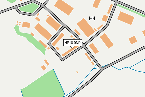 HP18 0NP map - OS OpenMap – Local (Ordnance Survey)