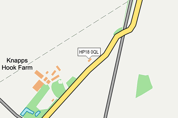 HP18 0QL map - OS OpenMap – Local (Ordnance Survey)