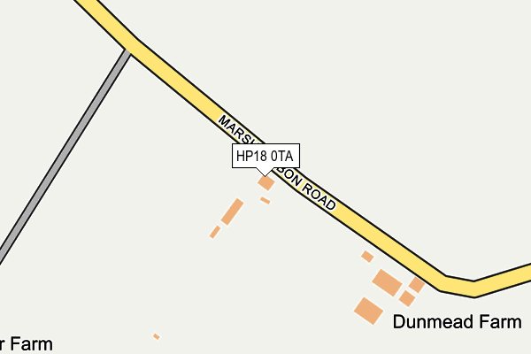 HP18 0TA map - OS OpenMap – Local (Ordnance Survey)