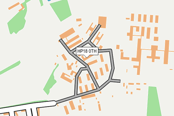HP18 0TH map - OS OpenMap – Local (Ordnance Survey)