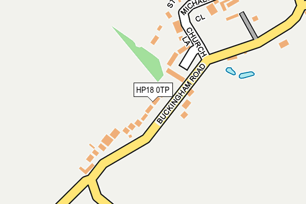 HP18 0TP map - OS OpenMap – Local (Ordnance Survey)