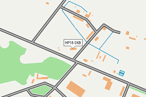 HP18 0XB map - OS OpenMap – Local (Ordnance Survey)