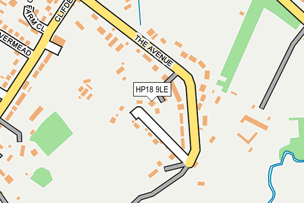 HP18 9LE map - OS OpenMap – Local (Ordnance Survey)