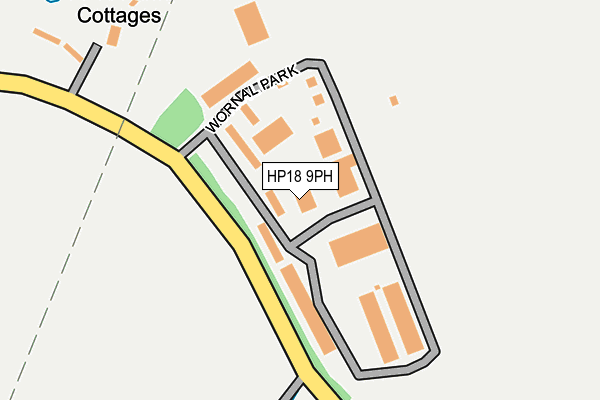HP18 9PH map - OS OpenMap – Local (Ordnance Survey)