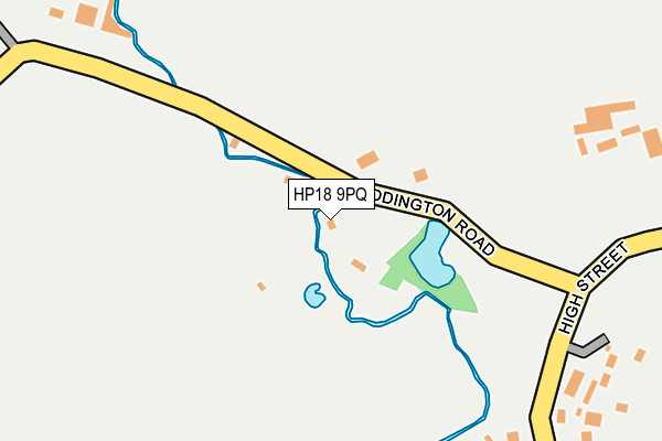 HP18 9PQ map - OS OpenMap – Local (Ordnance Survey)